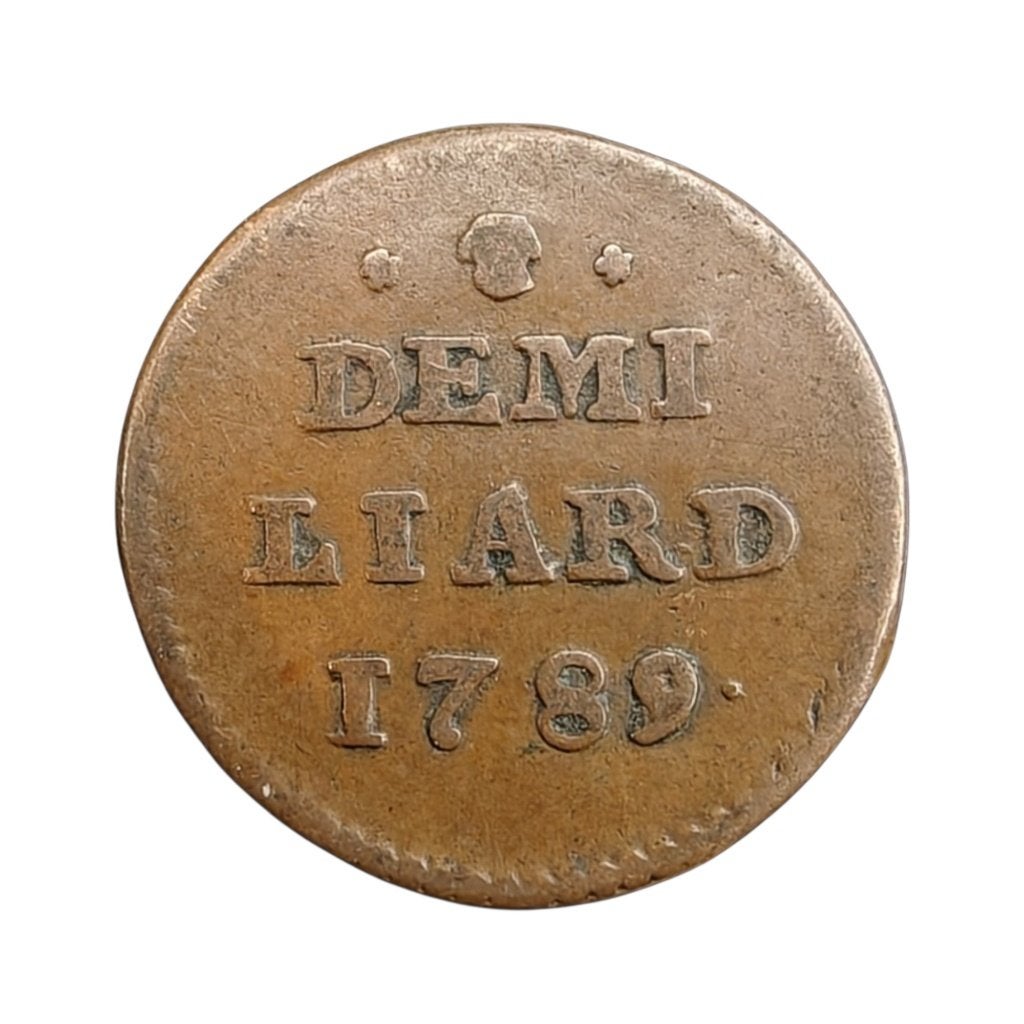 Demi liard 1789, Luxemburg, Jozef II, Brussel, Ophalen of Verzenden, Overige landen, Losse munt
