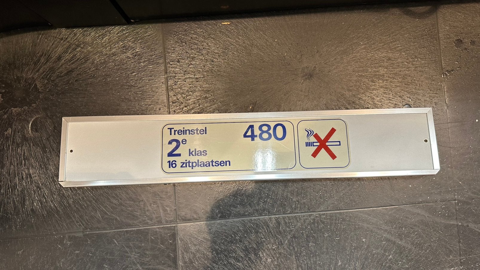 NS Treinstel bord 2 de klas 440, Verzamelen, Ophalen of Verzenden, Zo goed als nieuw, Trein, Overige typen