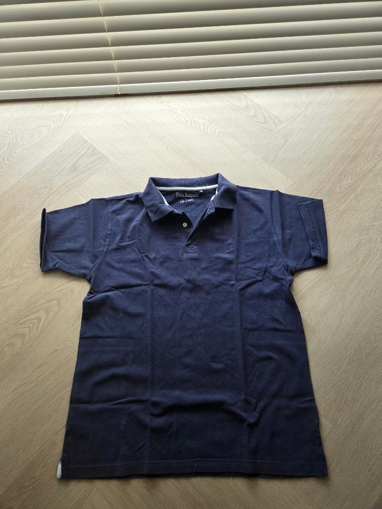 John Barlow donkerblauwe polo XL, Blauw, Maat 56/58 (XL), Ophalen of Verzenden, Zo goed als nieuw