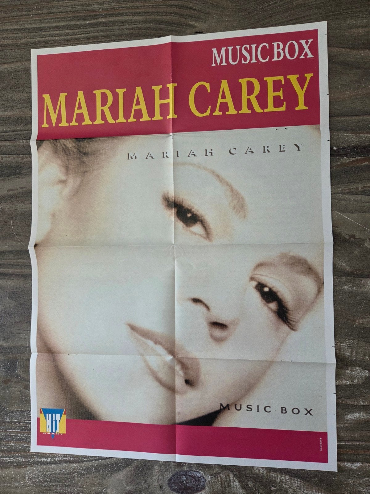 Mariah Carey Music Box Poster - Vintage Muziek Poster, Rechthoekig Staand, Ophalen of Verzenden, Zo goed als nieuw, A1 t/m A3