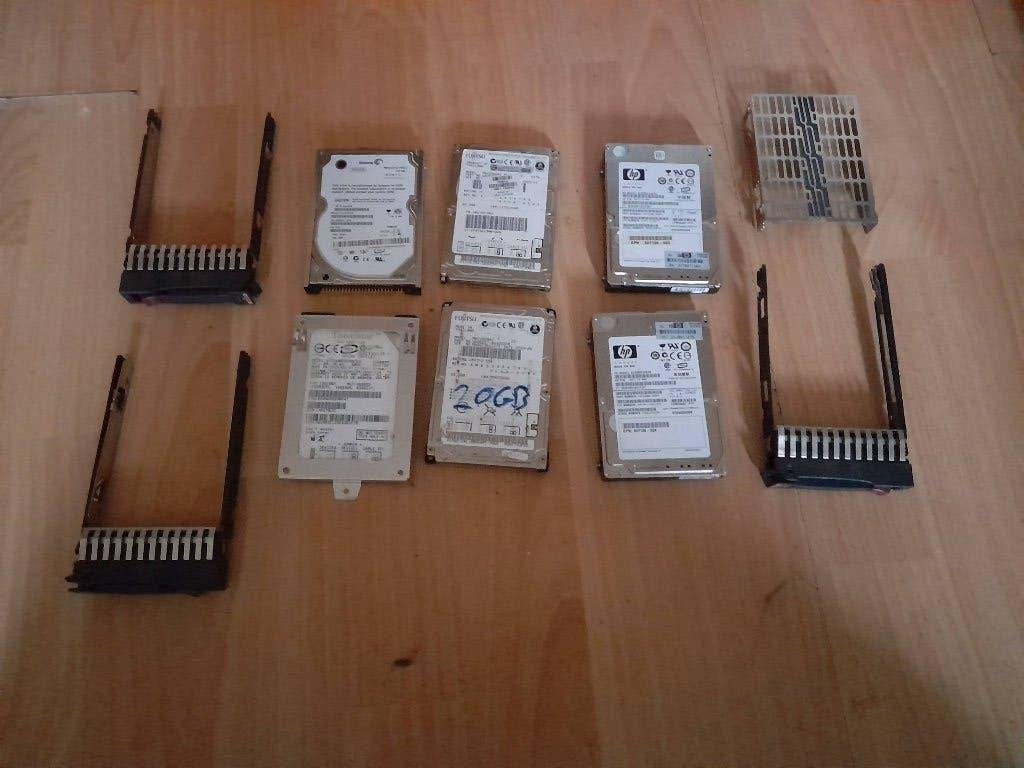 6 x Hardeschijven voor laptops, Ophalen, Intern, Gebruikt, Diverse grotes