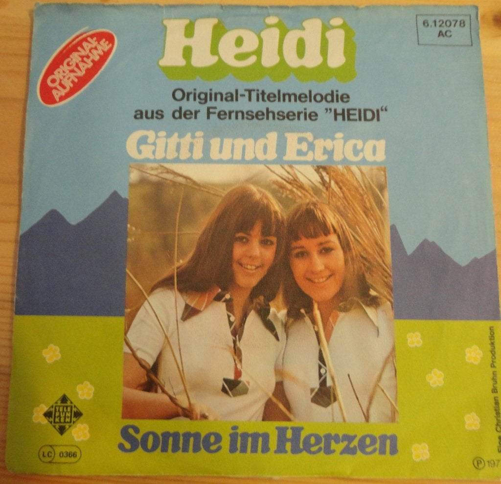 Gitti und Erica > Heidi, Ophalen of Verzenden, Gebruikt, 7 inch, Pop