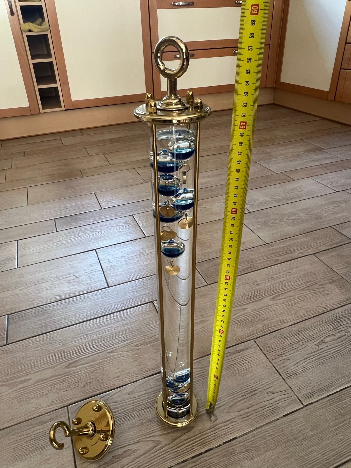 Galileo Thermometer - Decoratieve Thermometer, Ophalen, Glas, Zo goed als nieuw, Overige merken