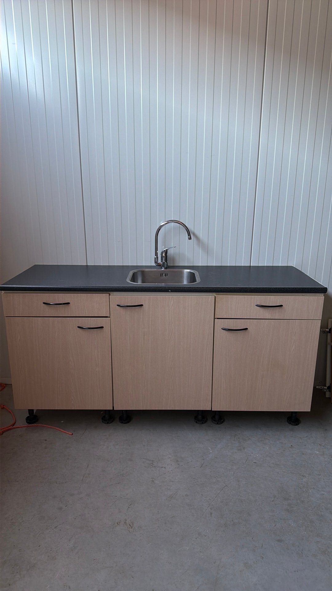 Te koop keukenblok 180 cm, Ophalen, Gebruikt, Overige kleuren, Enkelwandige keuken