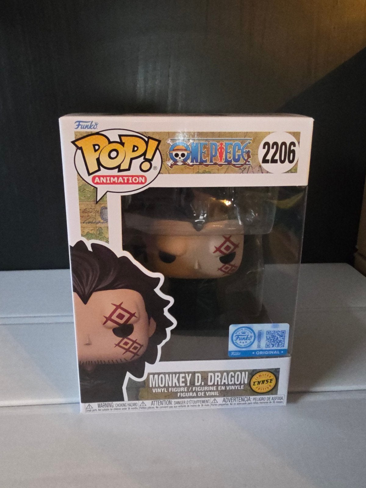 Funko Monkey D. Dragon (Chase), Ophalen of Verzenden, Nieuw