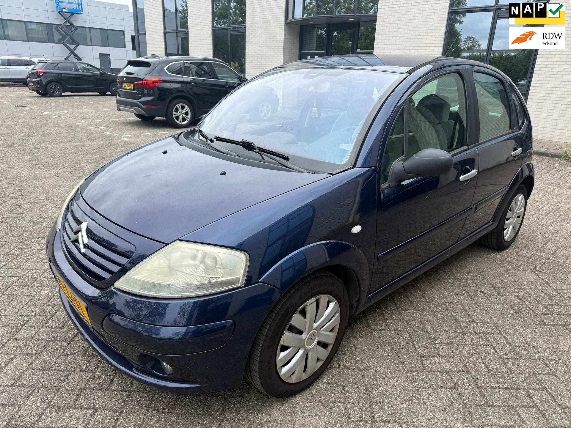 Citroen C3 1.4i Exclusive / APK / AIRCO / NAP / 5DRS / INRUI, Voorwielaandrijving, Startonderbreker, Blauw, Origineel Nederlands