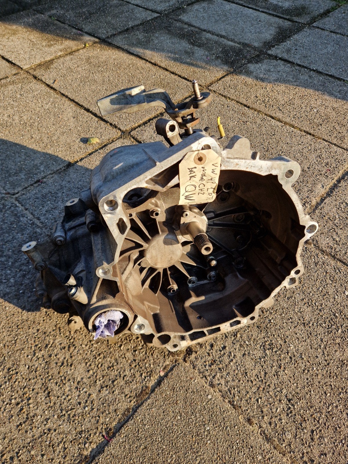 Versnellingsbak VW Up! TSI, Ophalen