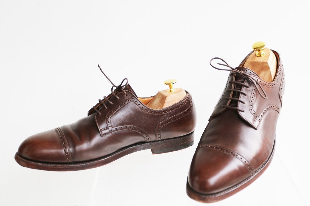 Kostbare Alt Wien van Crockett & Jones maat 9.5 = maat 43.5, Bruin, Ophalen of Verzenden, Gedragen, Crockett & Jones