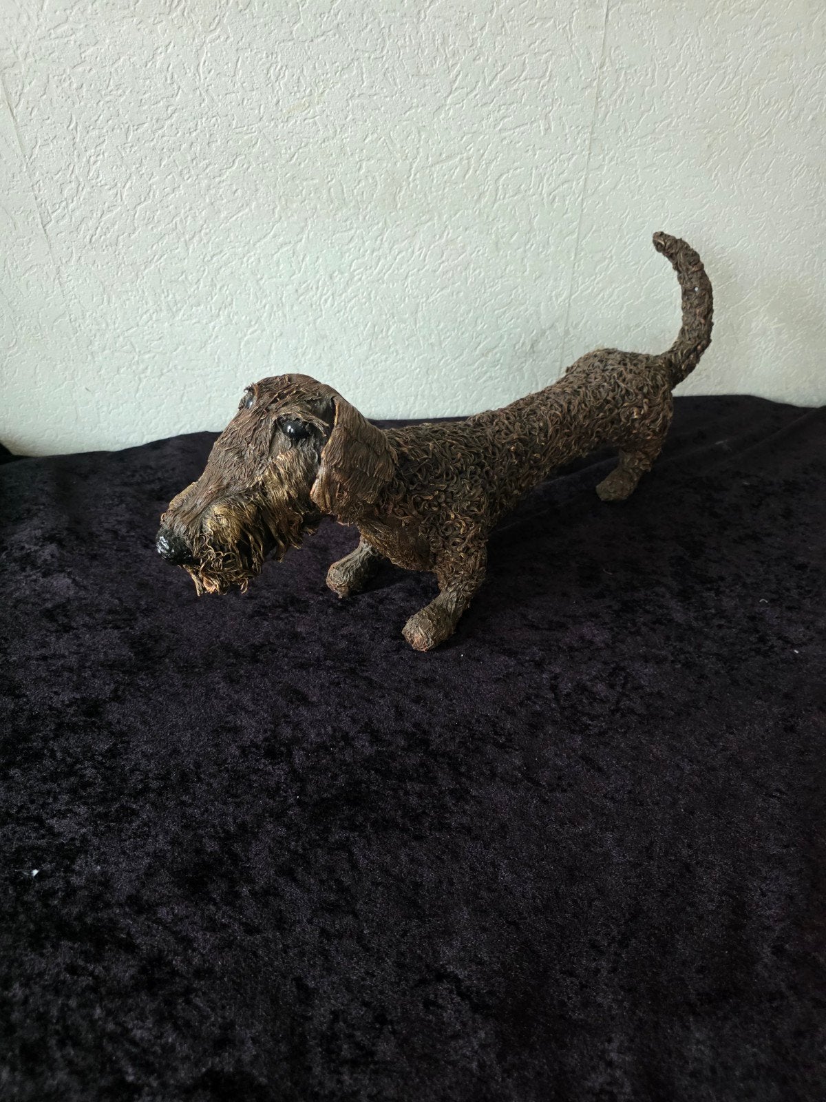 unieke ruwharige tekkel, Ophalen of Verzenden, Zo goed als nieuw, Beeldje of Figuurtje