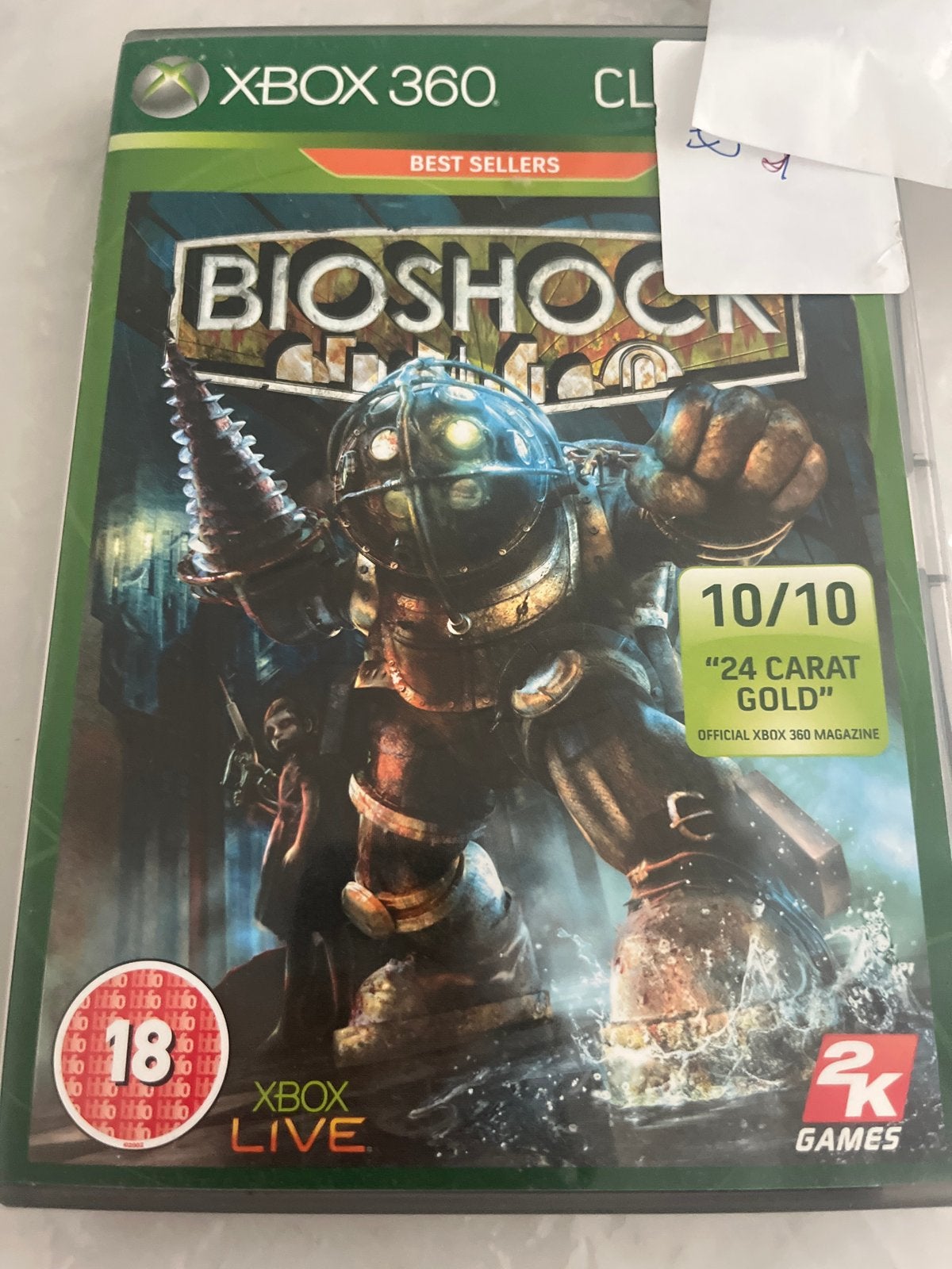 Bioshock Xbox 360 Classics - Zo goed als nieuw, Vanaf 18 jaar, Shooter, 1 speler, Ophalen of Verzenden
