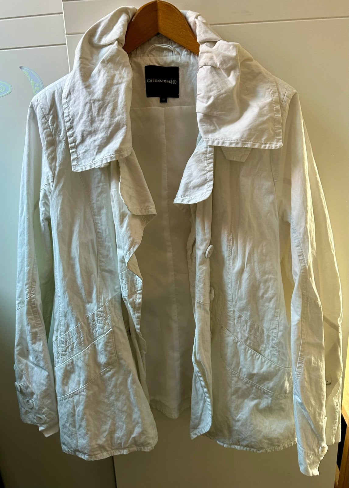 Creenstone dames jas maat 44, Kleding | Dames, Ophalen of Verzenden, Zo goed als nieuw, Maat 42/44 (L), Wit