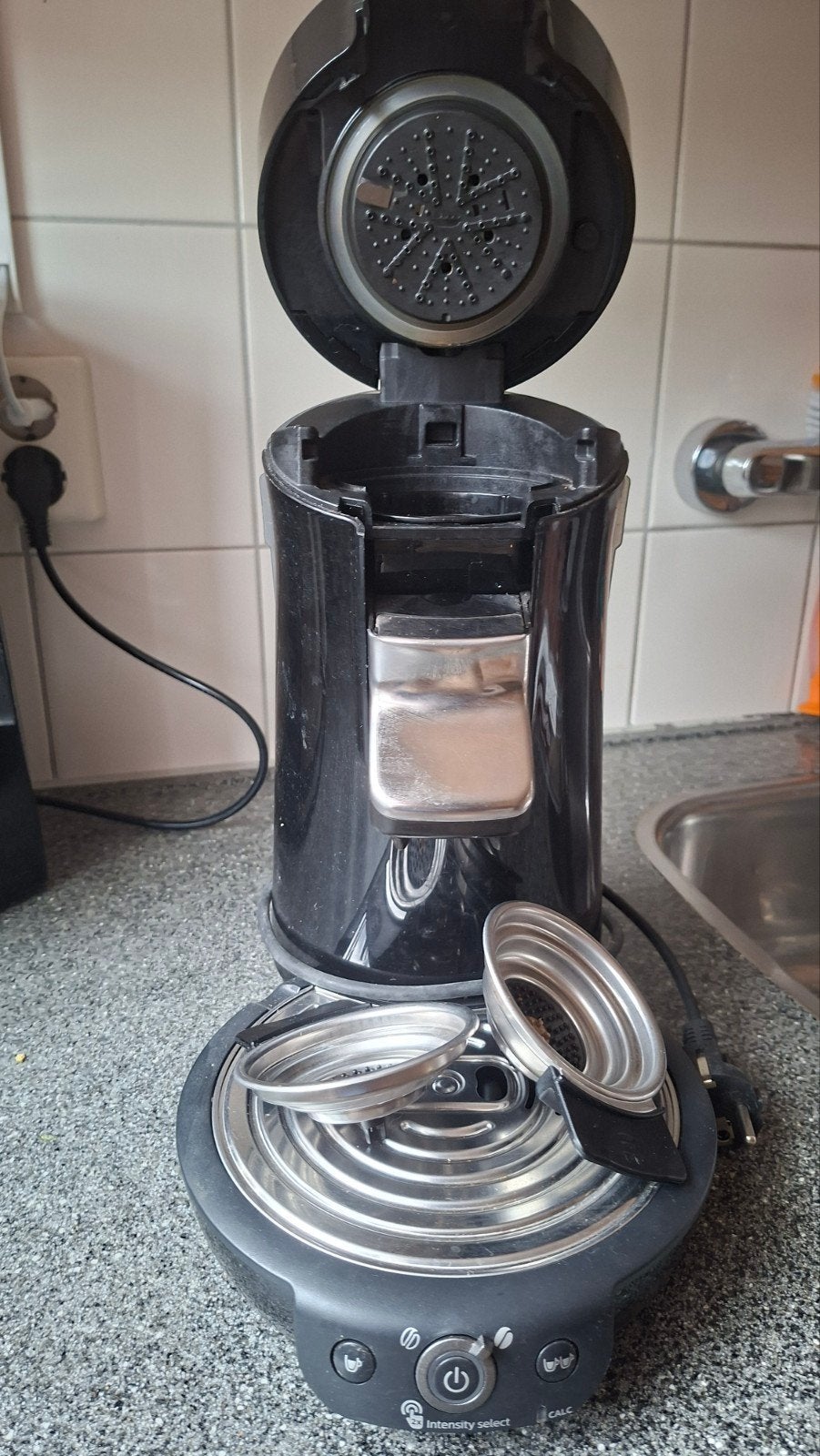 Senseo apparaat met pads, Koffiemachine, Ophalen of Verzenden, Zo goed als nieuw, 4 tot 10 kopjes