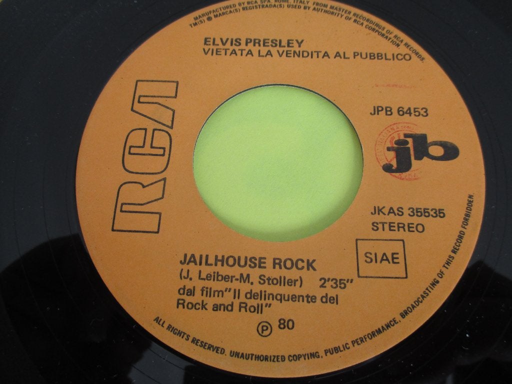 ELVIS  PRESLEY  JPB-6453, Rock, 7 inch, Promo, Ophalen of Verzenden