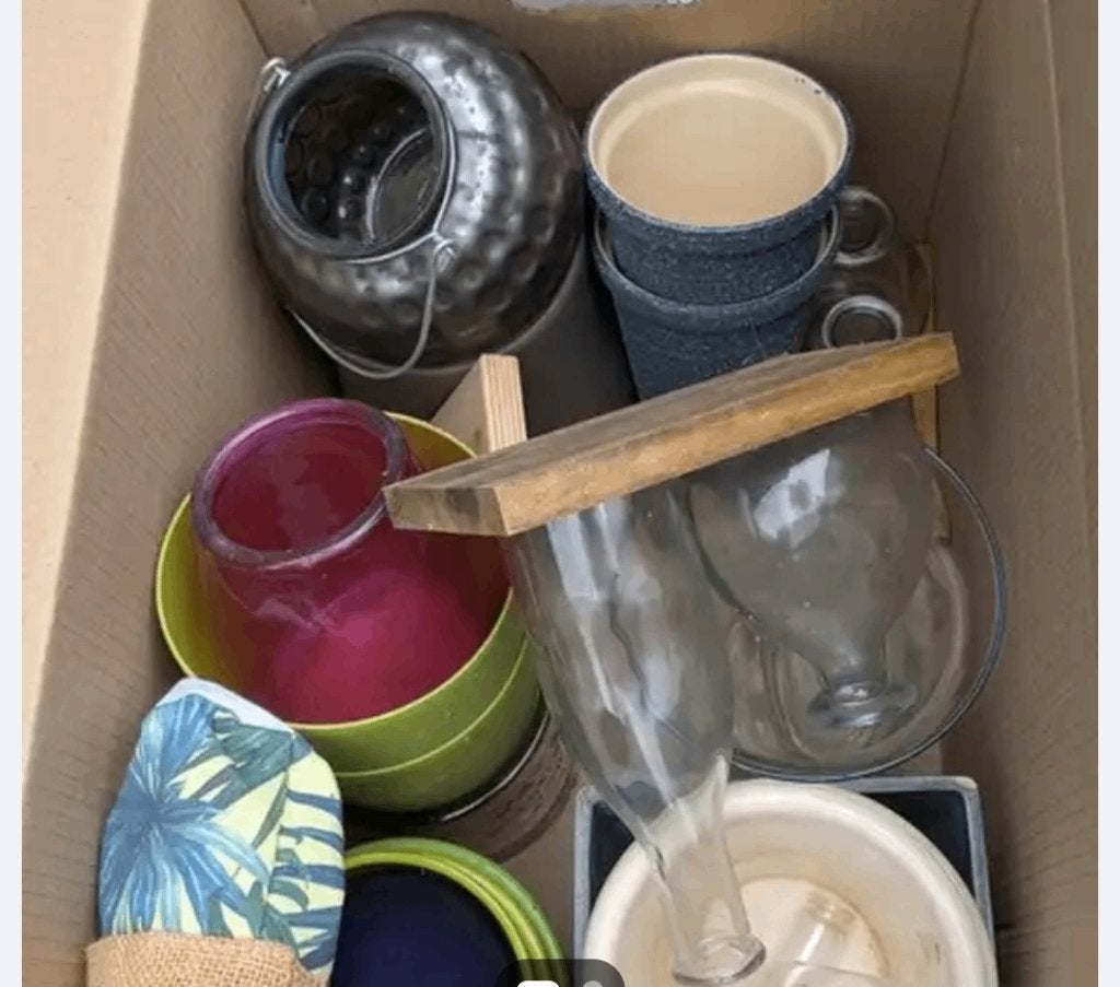 Bloempotten en vazen, Ophalen, Gebruikt, Overige kleuren, Aardewerk of Porselein