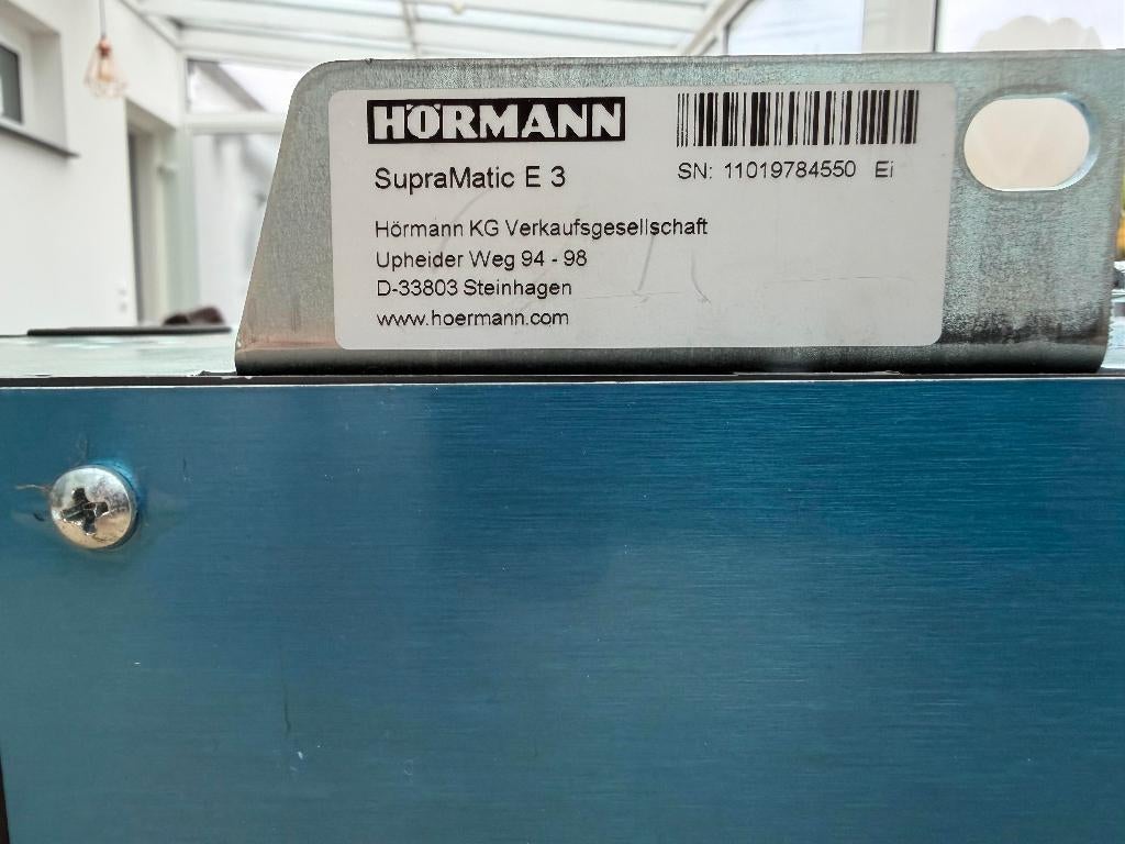 Hörmann Supramatic E3 garagepoort aandrijving, 120 cm of meer, Garagedeur, Ophalen of Verzenden, Zo goed als nieuw