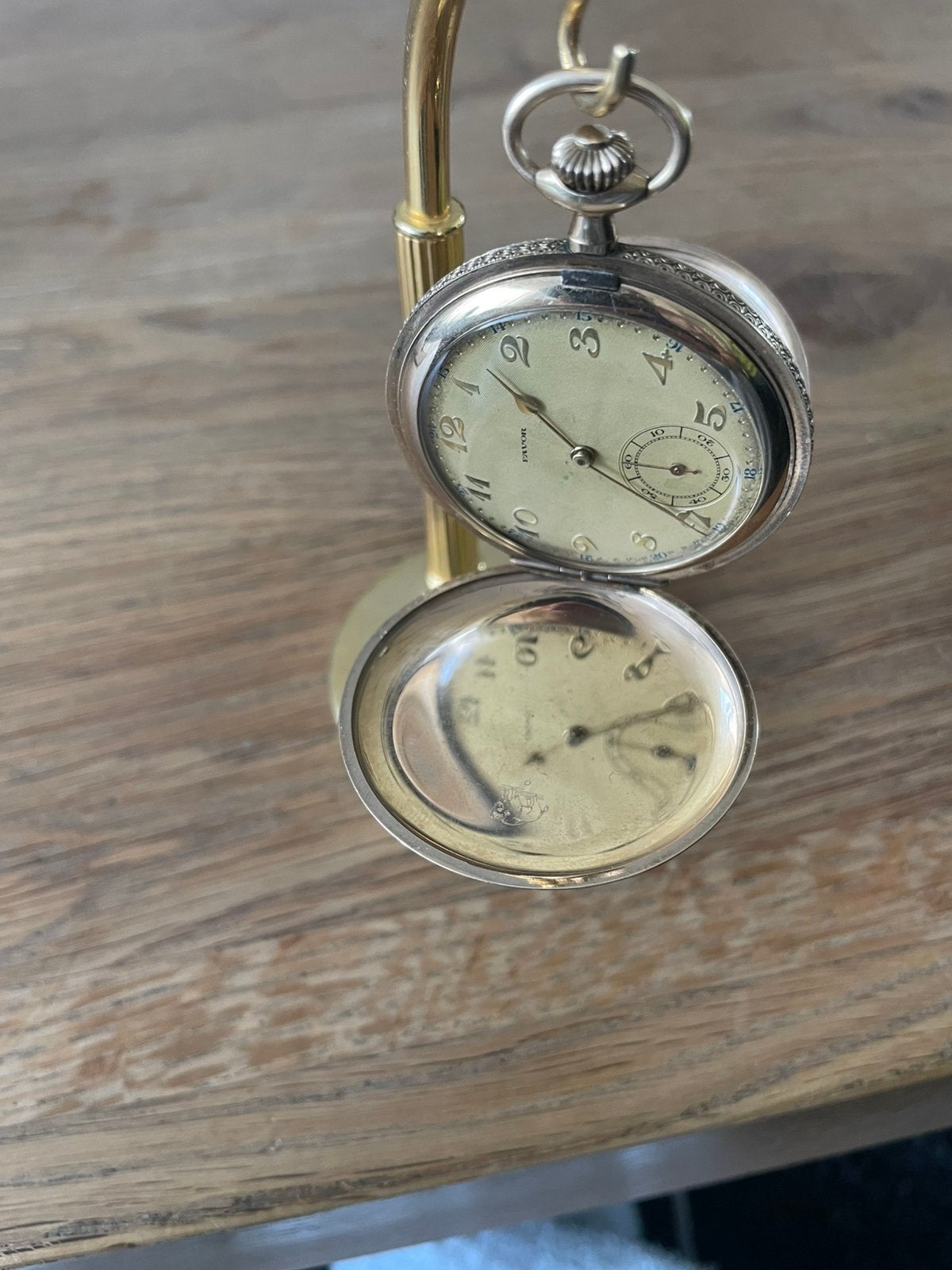 Prachtig walz gold zakhorloge favor, Ophalen of Verzenden, Zakhorloge, Overige merken, 1900 tot 1930
