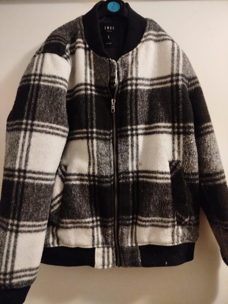 Smog tussenjas voor heren - Maat L, Kleding | Heren, Maat 52/54 (L), Zwart, Gedragen, Smog