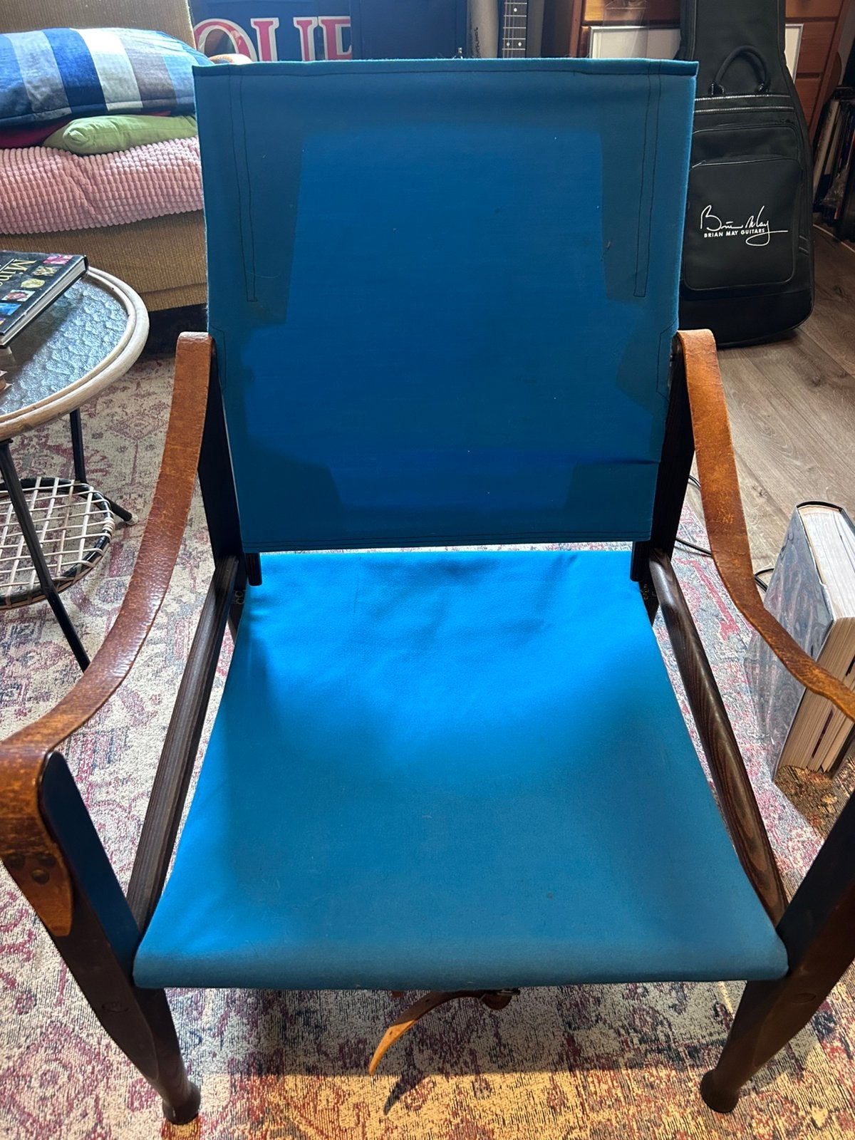 Kaare Klint zeldzame safaristoel Deens design vorige eeuw, Ophalen