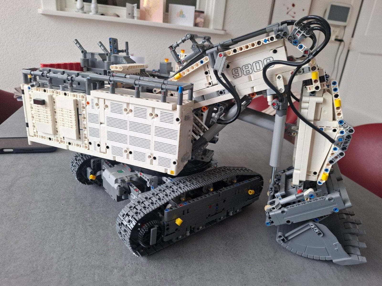Lego Technic Liebherr R 9800 Graafmachine (42100), Ophalen of Verzenden, Gebruikt