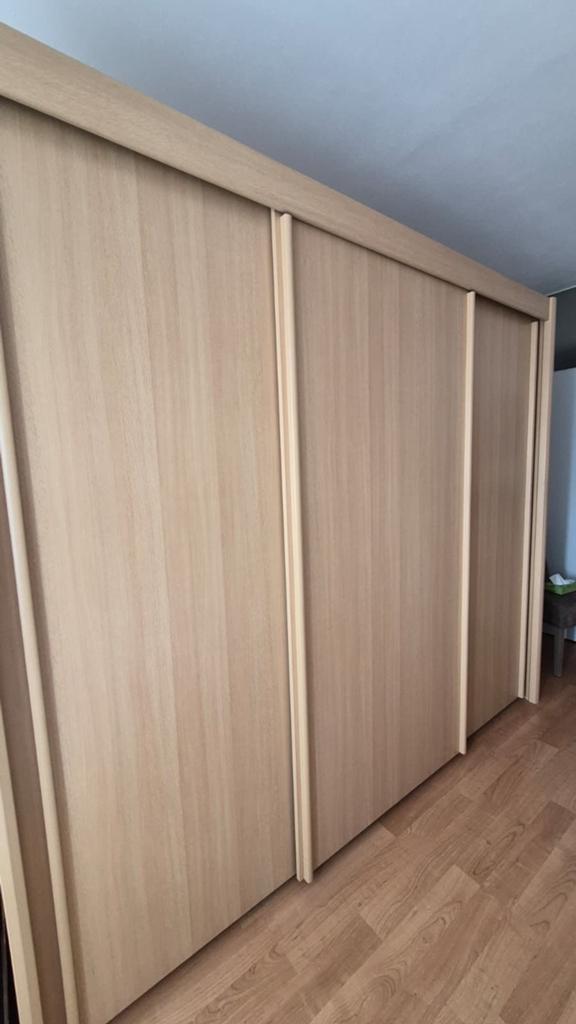 Kledingkast met schuifdeuren zgan, Ophalen, Gebruikt, 200 cm of meer, Met deur(en)