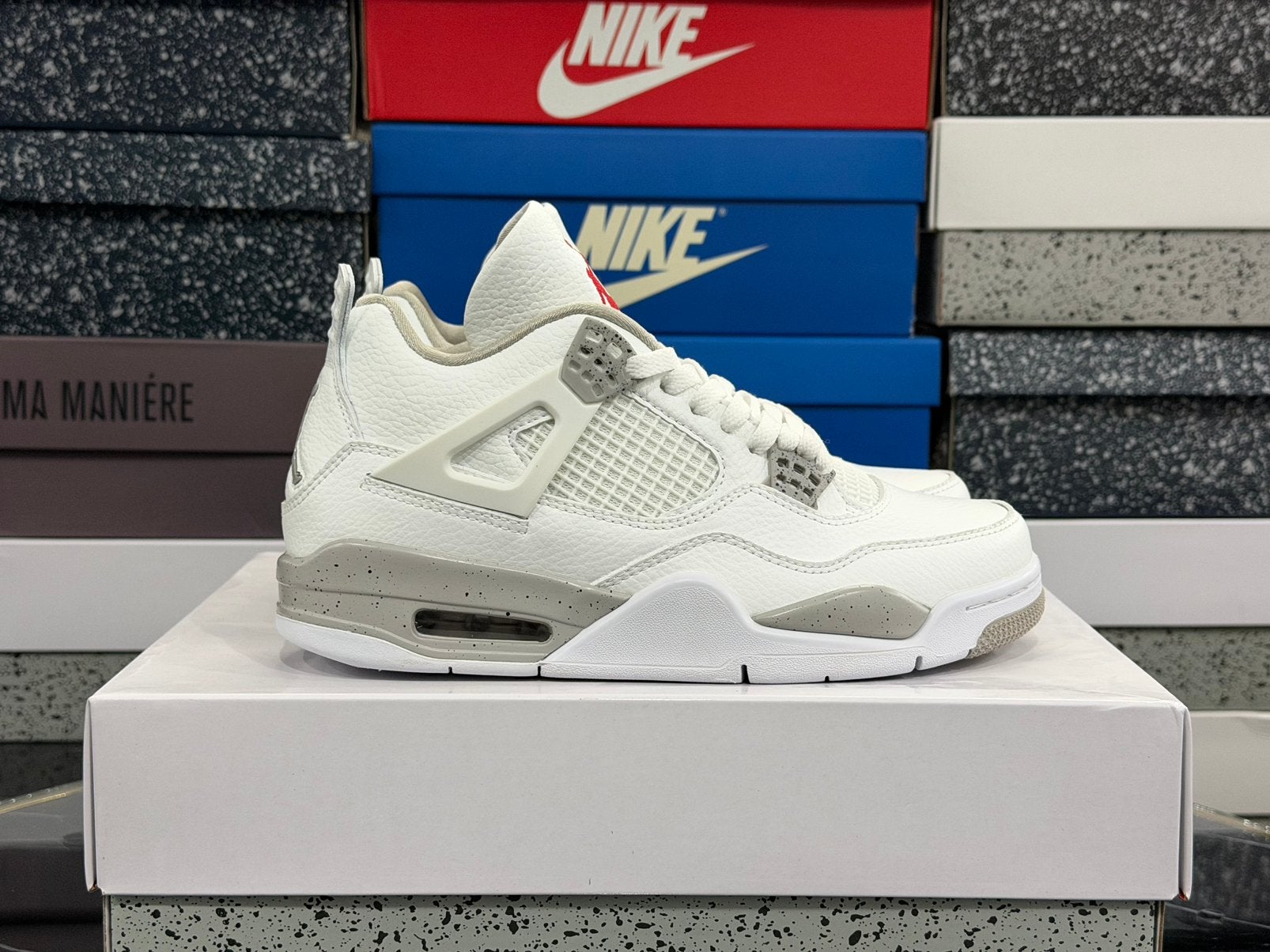 Jordan 4 Retro White Oreo maat 41t/m 43, Kleding | Heren, Schoenen, Wit, Nieuw, Ophalen of Verzenden, Sneakers of Gympen