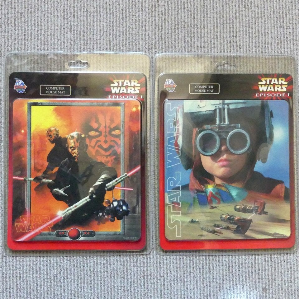 Star Wars Episode 1 muismat 1999 Darth Maul Anakin Skywalker, Verzamelen, Ophalen of Verzenden, Nieuw, Gebruiksvoorwerp