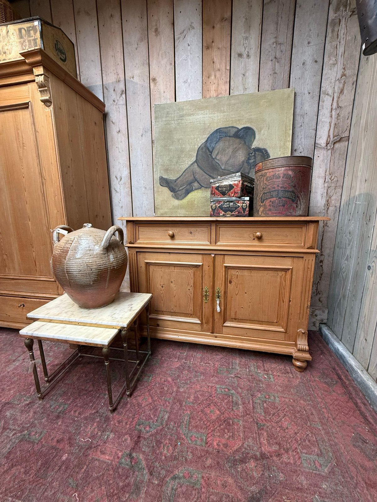 Grenen commode in nette staat - Brocante in Soest, Ophalen