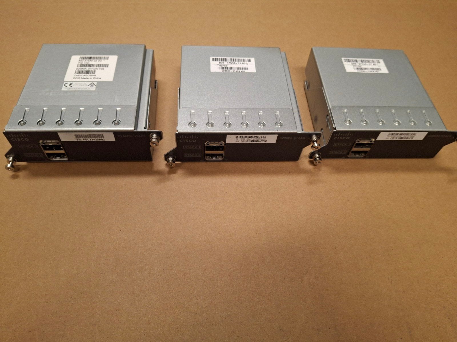 3 stuks Cisco FlexStack-Plus stacking modules, Verzenden, Zo goed als nieuw