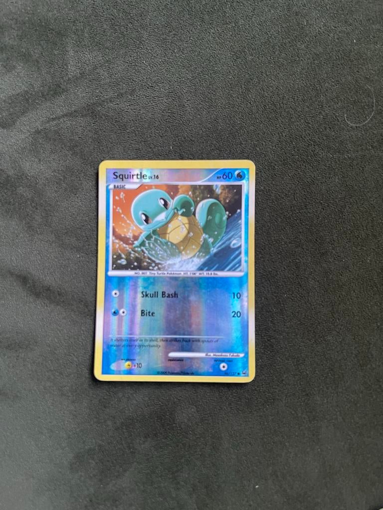 Squirtle 96/127 Pokémon Kaart - Zeer Goede Staat, Verzenden, Zo goed als nieuw, Losse kaart