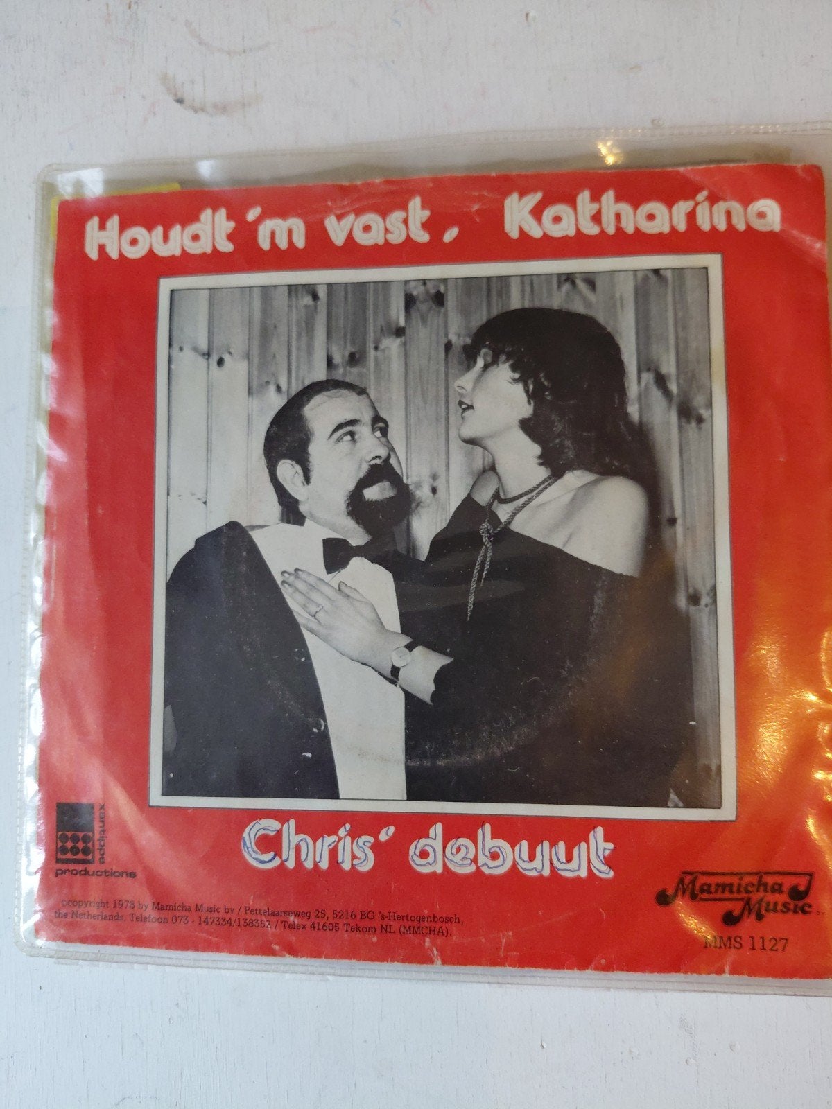 Chris' debuut - Houdt 'm vast, Katharina (Single), Ophalen of Verzenden, Gebruikt, Levenslied of Smartlap