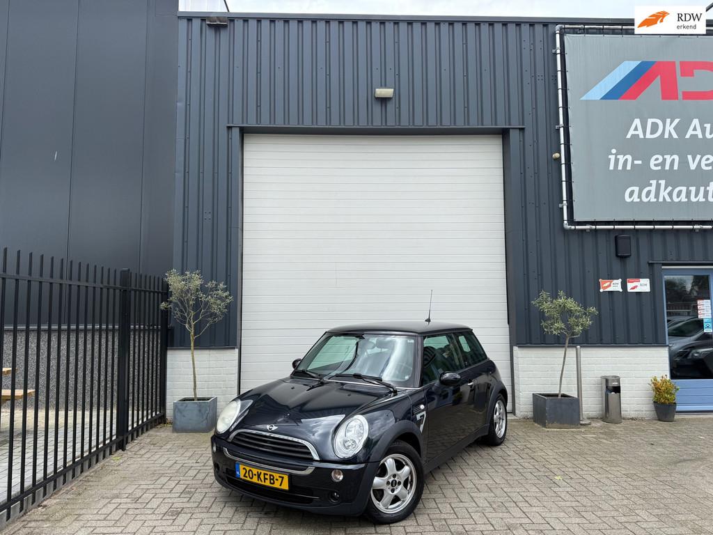 Mini Mini 1.6 One Salt NIEUWE APK/AIRCO/LEUKE AUTO, Voorwielaandrijving, Gebruikt, Zwart, 4 cilinders