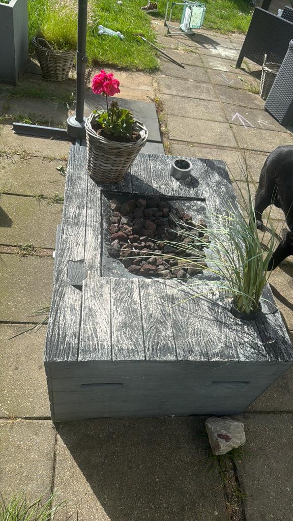 Gas openhaard tuin, Tuin en Terras, Ophalen of Verzenden, Zo goed als nieuw