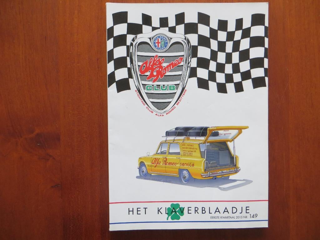 Alfa Romeo Het Klaverblaadjes 149 Coverstory AR Nederland, Boeken, Ophalen of Verzenden, Zo goed als nieuw, Alfa Romeo