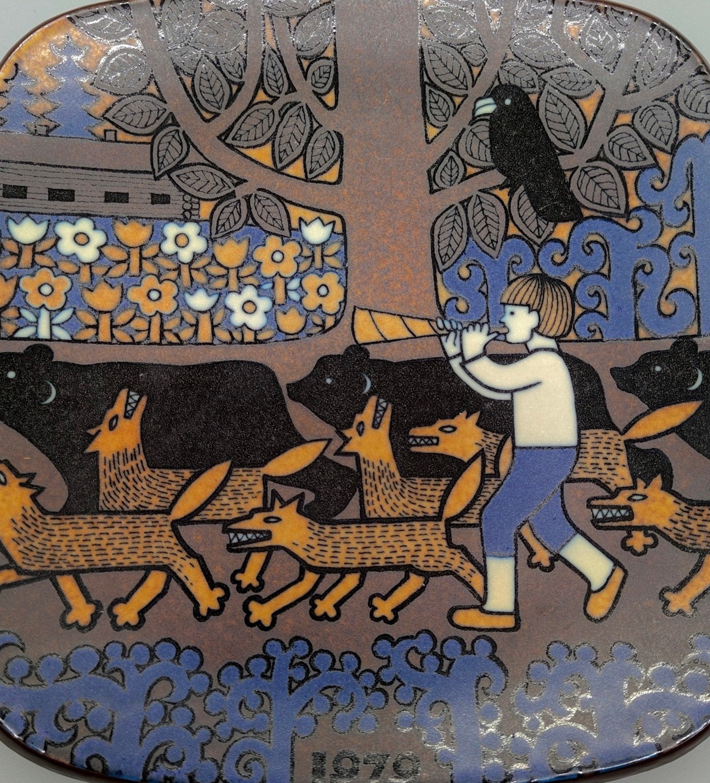 Arabia Kalevala jaarbord 1979 Raija Uosikkinen retro vintage, Verzenden
