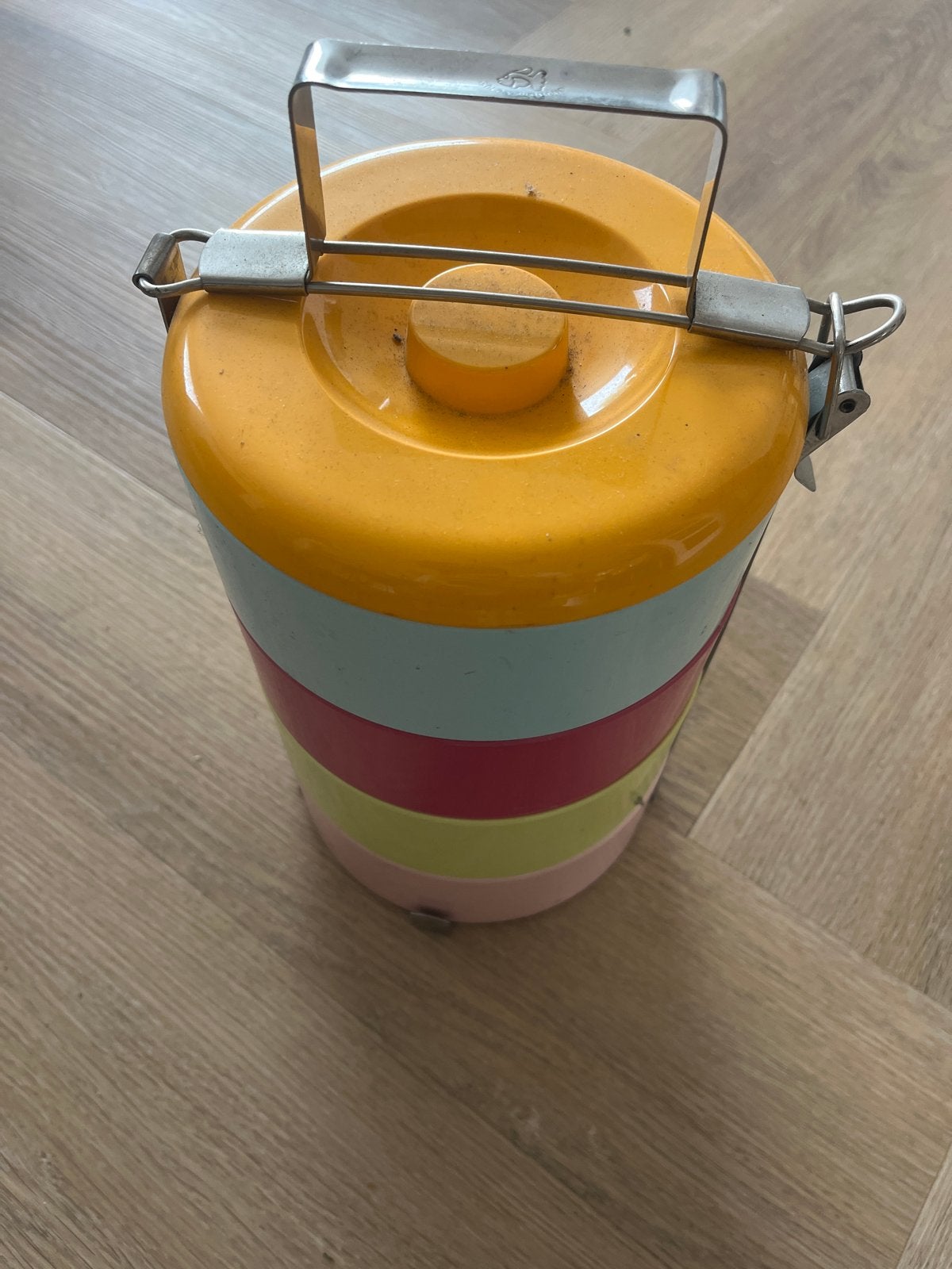 Vintage Picknick Bakjes - Kleurrijke Lunchbox, Ophalen of Verzenden, Gebruikt, Zonder inhoud