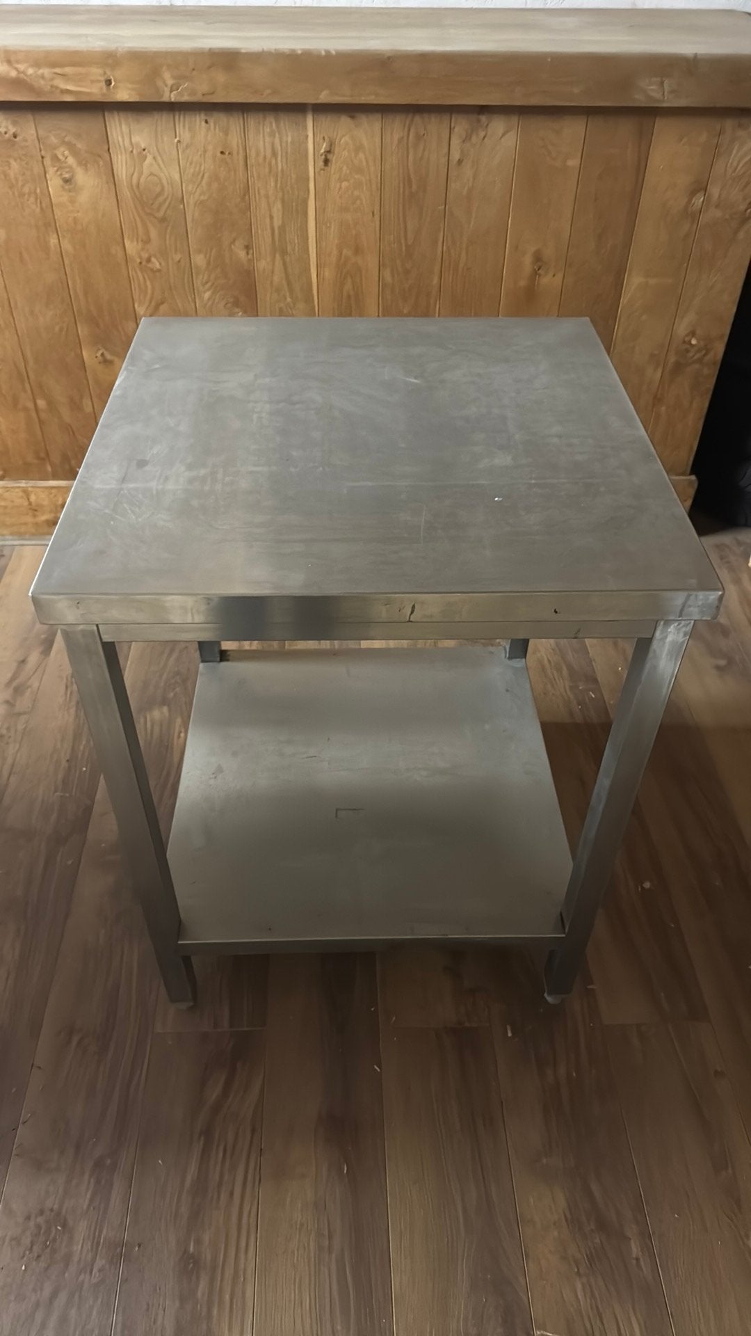 Rvs werktafeltje, Ophalen, Metaal of Aluminium, 75 cm of meer, 60 cm of meer