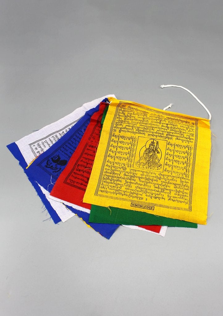 5 rollen katoenen Tibetaanse gebedsvlaggen groot, Diversen, Verzenden, Nieuw, Nepalhandwerk.nl, Nepalhandwerk.nl