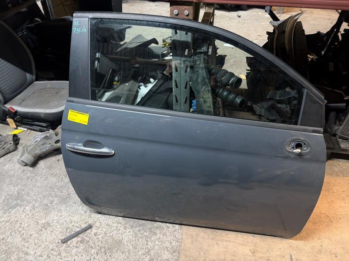 Portier 2Deurs rechts van een Fiat 500 (500 07-) (735A), Gebruikt, -, Deur, -
