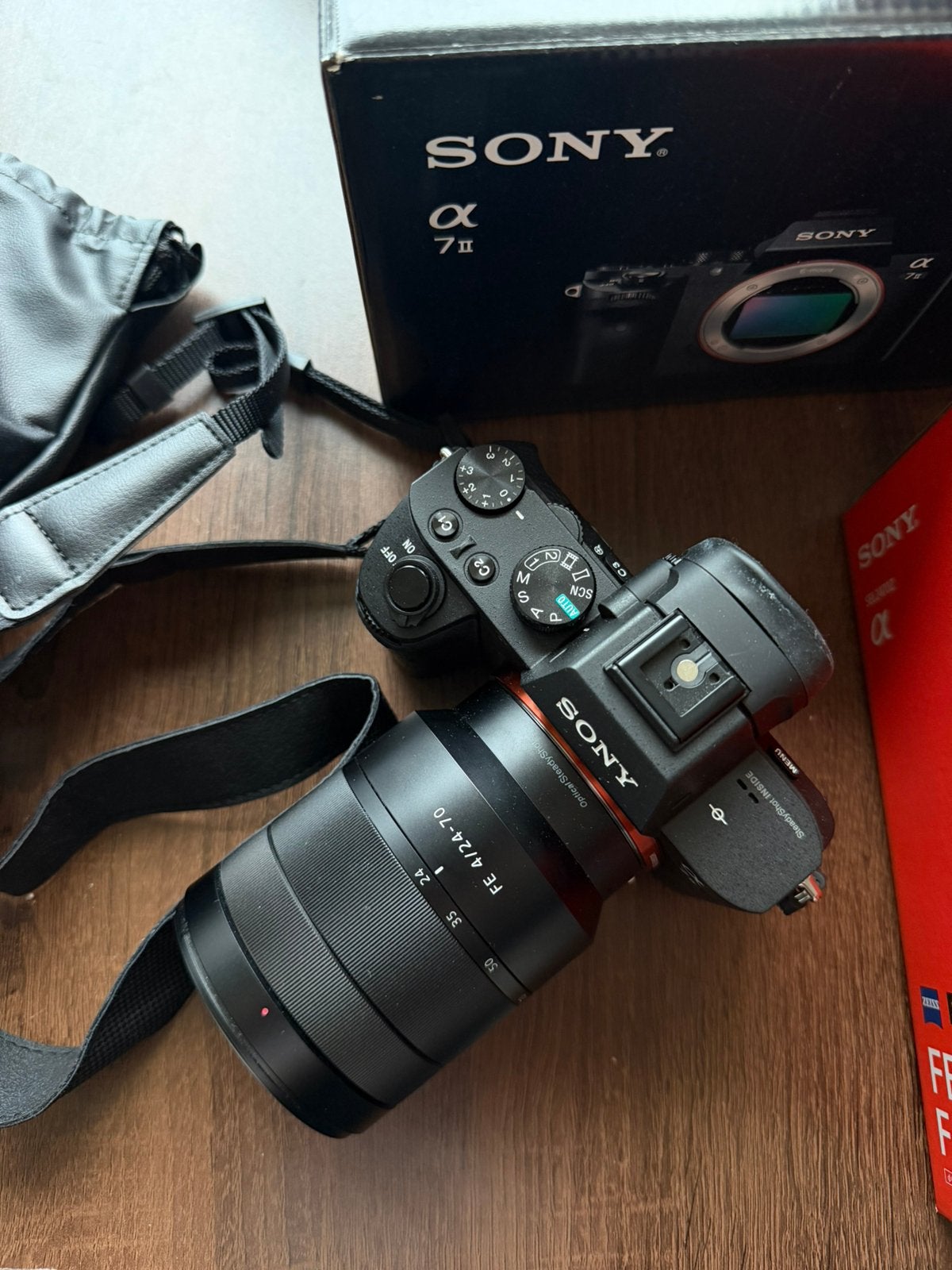 Sony Alpha A7 II met lens 24-70mm, Ophalen, Zo goed als nieuw, Sony, Geen optische zoom