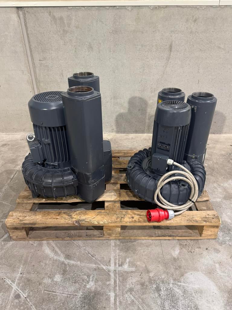 Blower / vacuümpompen 7,5KW en 6,6KW, 100 liter of meer, Ophalen