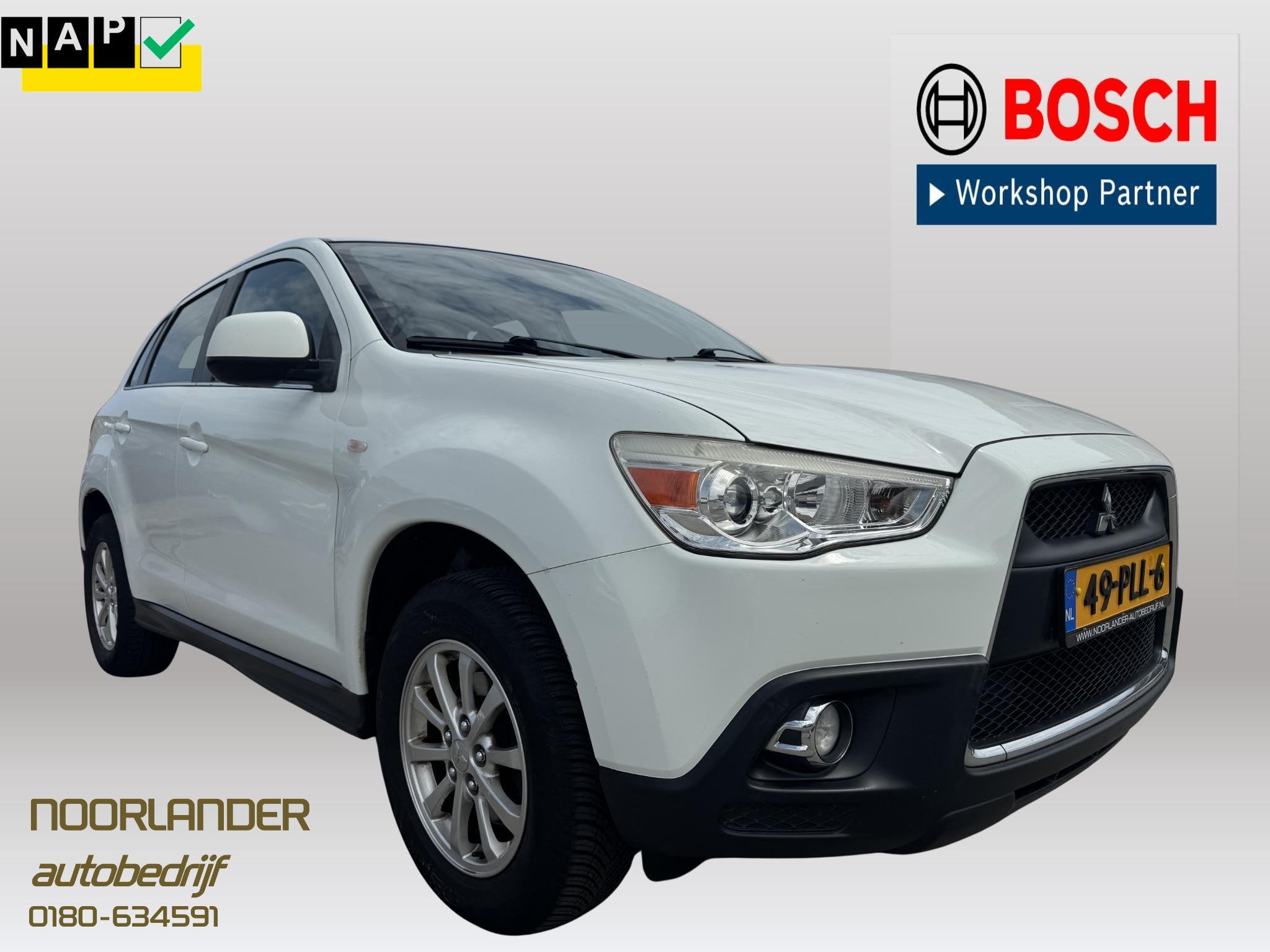 Mitsubishi ASX 1.6 | Navi | Camera | Cruise | Keyless | Deal, Auto's, Voorwielaandrijving, Euro 5, Stof, Gebruikt
