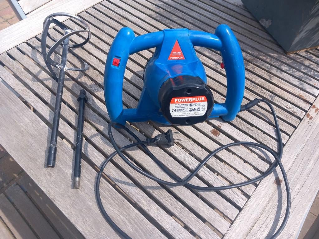 Mixer merk Powerplus voor mortel, bouwlijm, verf, Doe-het-zelf en Verbouw, Gereedschap | Handgereedschap, Ophalen of Verzenden