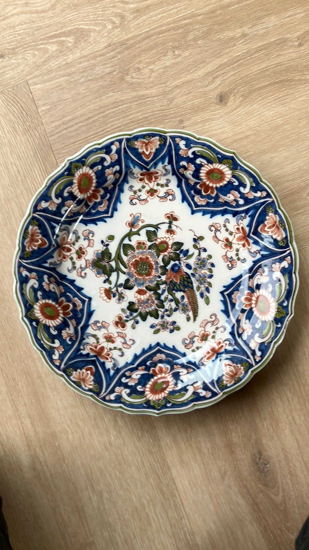 Makkumer aardewerk 32cm rond, Antiek en Kunst, Ophalen of Verzenden