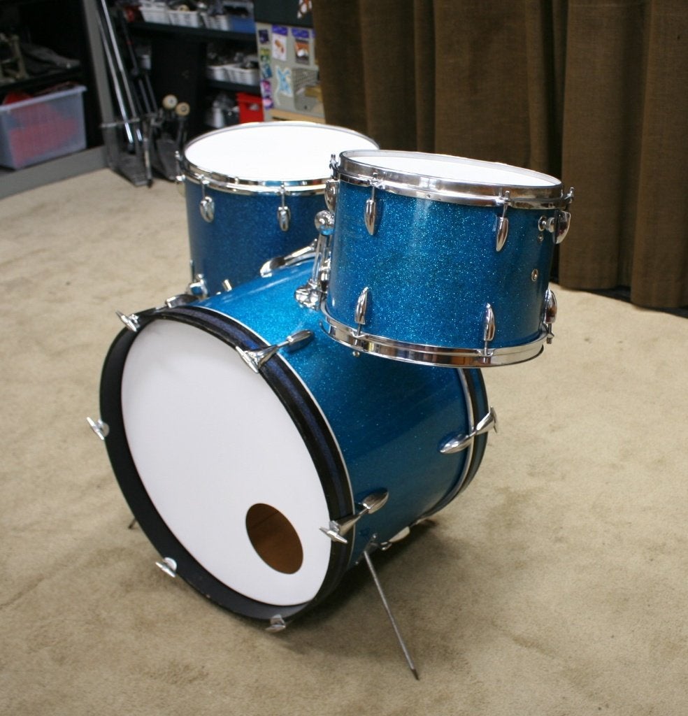 drumstel: tromsa / pearl  shellset blue sparkle 20/12/16, Muziek en Instrumenten, Drumstellen en Slagwerk, Gebruikt, Jouwdrumstel@gmail.com