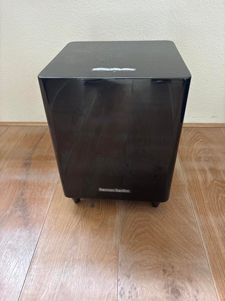 Harman/Kardon HKTS 220SUB/230 Subwoofer - Zwart, Audio, Tv en Foto, Luidsprekers, Gebruikt, Subwoofer, 120 watt of meer, Ophalen