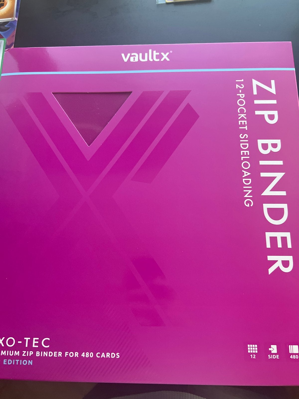 VaultX ME2 (1st edition) Zip Binder 12-Pocket Side Loaing, Ophalen of Verzenden, Nieuw, Overige typen