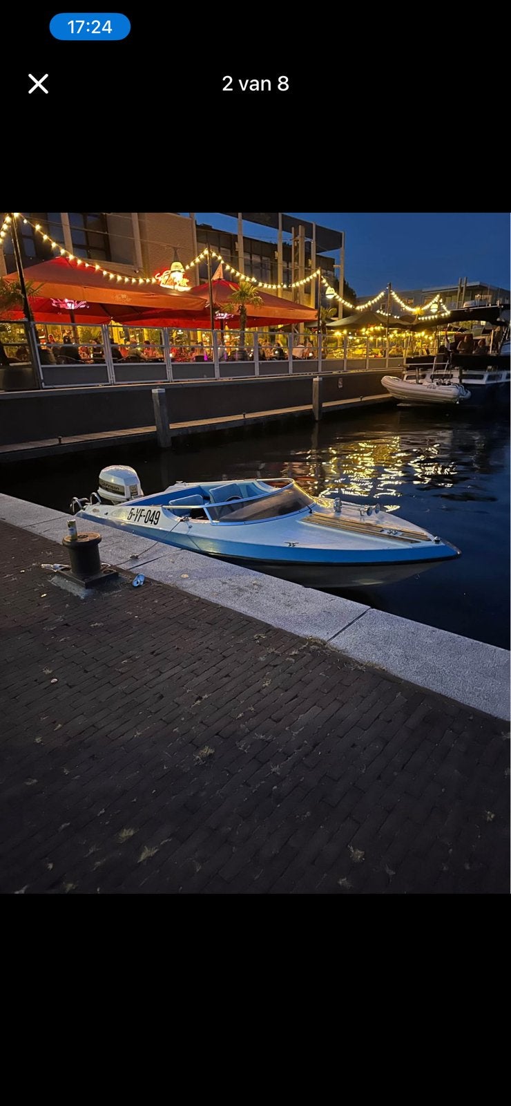Te koop Speedboot met 110 pk, Watersport en Boten, Speedboten, Ophalen of Verzenden, Zo goed als nieuw