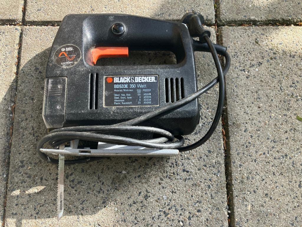 DECOUPEERZAAG BLACK & DECKER, Ophalen, Gebruikt, Decoupeerzaag, Black+Decker