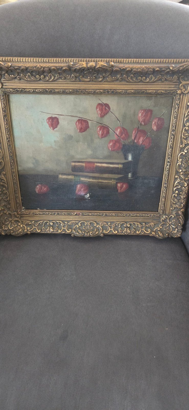 Stilleven met lampionplantjes door N. Bruijnesteijn, Ophalen