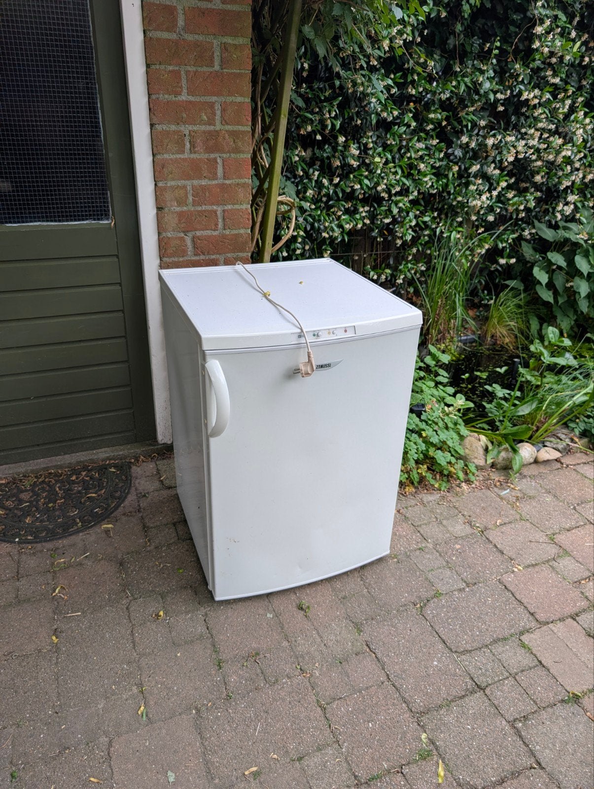 Compacte Zanussi vrieskast met 3 lades, Gebruikt, Minder dan 60 cm, Vrijstaand, Ophalen